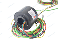 Ethernet Signal Slip Ring con Profi-net RS232 &amp; Through Bore For Power sistema